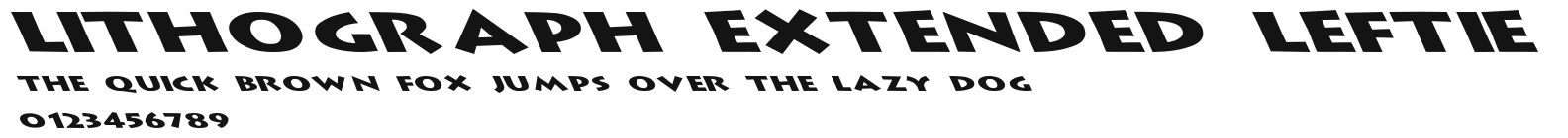 Lithograph Extended Leftie Preview