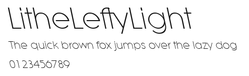 LitheLeftyLight Preview