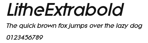 LitheExtrabold Preview