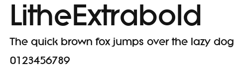 LitheExtrabold Preview