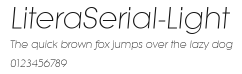 LiteraSerial-Light Preview