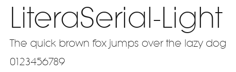 LiteraSerial-Light Preview