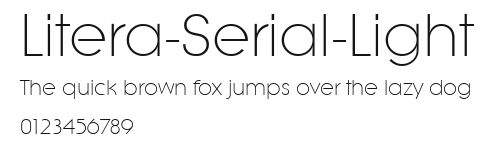 Litera-Serial-Light Preview