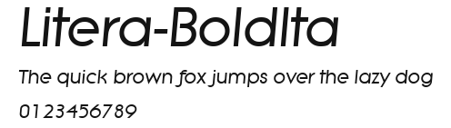 Litera-BoldIta Preview