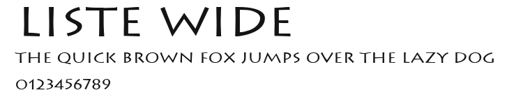 Liste Wide Preview