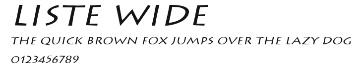 Liste Wide Preview