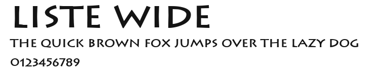 Liste Wide Preview