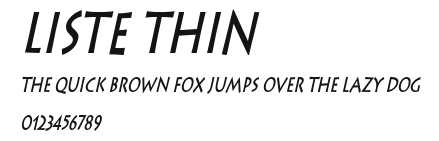 Liste Thin Preview