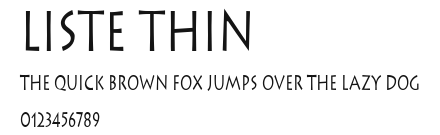 Liste Thin Preview