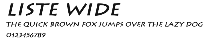 Liste Wide Preview