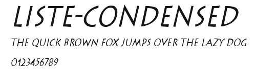 Liste-Condensed Preview