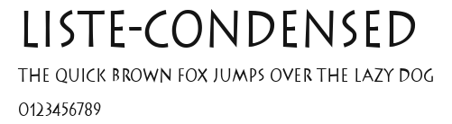 Liste-Condensed Preview