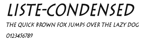 Liste-Condensed Preview