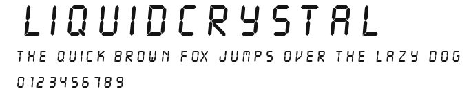 LiquidCrystal Preview