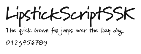 LipstickScriptSSK Preview