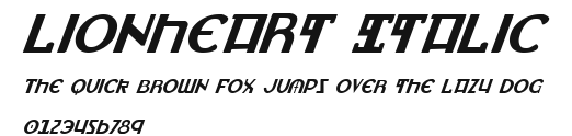 Lionheart Italic Preview
