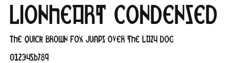 Lionheart Condensed Preview