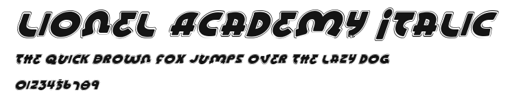 Lionel Academy Italic Preview