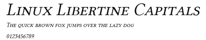 Linux Libertine Capitals Preview