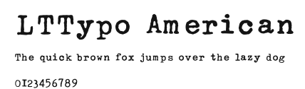 LTTypo American Preview