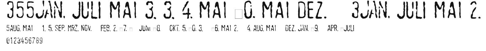 LTTagesstempel Mager Preview