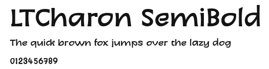 LTCharon SemiBold Preview
