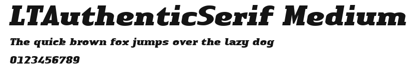LTAuthenticSerif Medium Preview