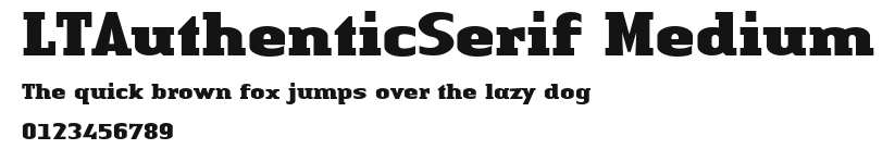 LTAuthenticSerif Medium Preview
