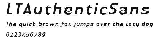 LTAuthenticSans Preview
