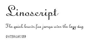 Linoscript Preview