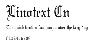 Linotext Cn Preview