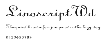 Linoscript Wd Preview