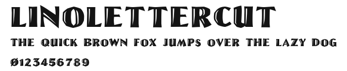 LinoLetterCut Preview