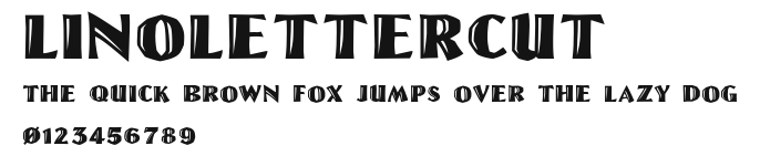 LinoLetterCut Preview