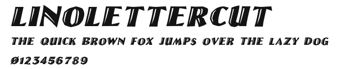 LinoLetterCut Preview
