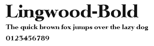 Lingwood-Bold Preview