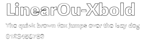 LinearOu-Xbold Preview