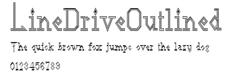 LineDriveOutlined Preview