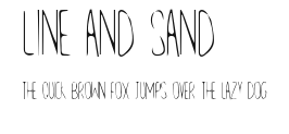 Line and Sand Preview