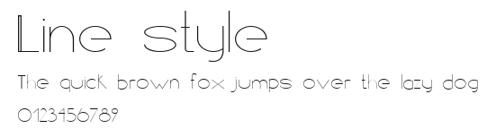 Line style Preview