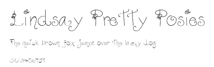 Lindsay Pretty Posies Preview