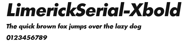 LimerickSerial-Xbold Preview
