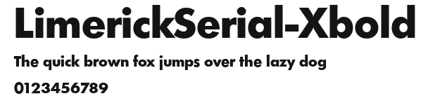 LimerickSerial-Xbold Preview