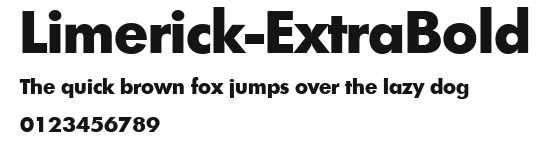 Limerick-ExtraBold Preview