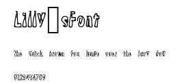 Lilly_sFont Preview