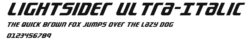 Lightsider Ultra-Italic Preview