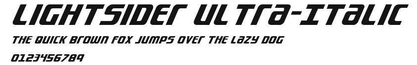 Lightsider Ultra-Italic Preview