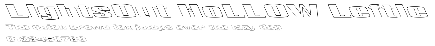 LightsOut HoLLOW Leftie Preview