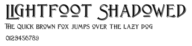 Lightfoot Shadowed Preview