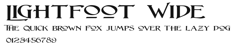 Lightfoot Wide Preview